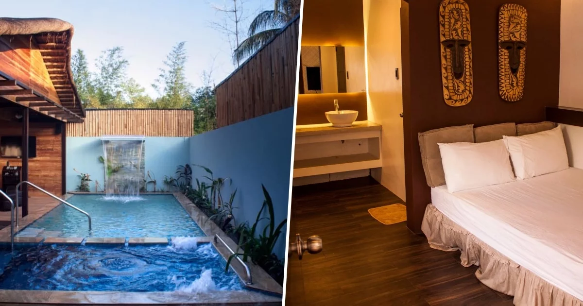 Windowseat.ph feature — California Beach Pansol pool and villa interior